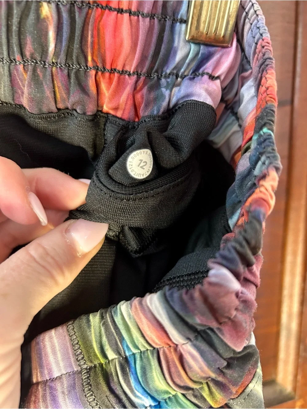 lululemon athletica Hotty Hot Short *High-Rise Long 4”in Chroma Fusion Multi